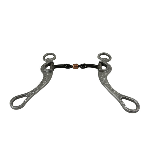 Featherlite Pro Dog Bone Bit, 8.5-inch Cheeks