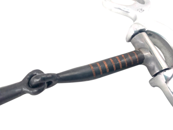 Featherlite Pro Long Shank Snaffle Bit, 8.5-inch Cheeks