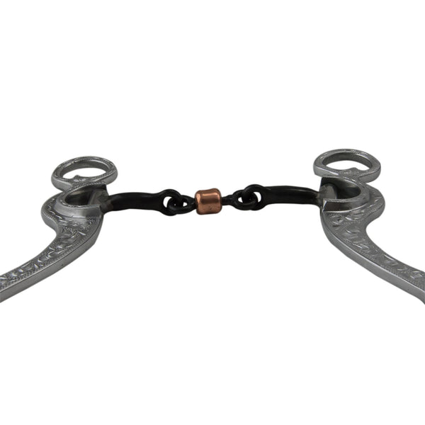 Featherlite Pro Dog Bone Bit, 8.5-inch Cheeks