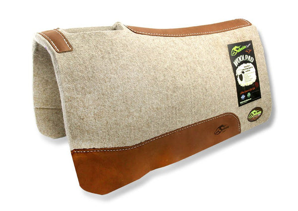 Montana Tan Wool Saddle Pad - Thick 1 Inch