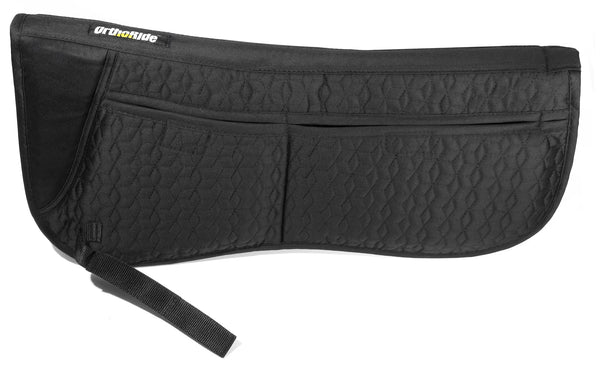 Black English Half Pad with Memory Foam Shims