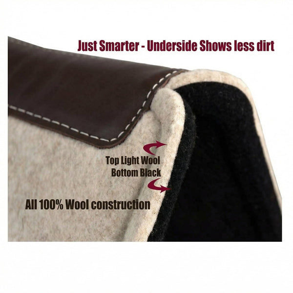 OrthoRide™ Elite - Premium All Wool Topper and Bottom - Saddle Pad