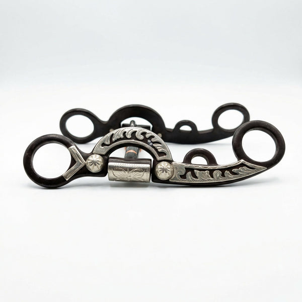 Go N' Show Dog Bone Bit with Copper Rings, 6-inch Cheeks