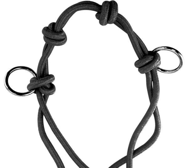 Southwestern Equine Side Pull Rope Halters with Nickle Plated Rings