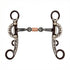 Go N' Show Dog Bone Bit with Copper Rings, 6-inch Cheeks