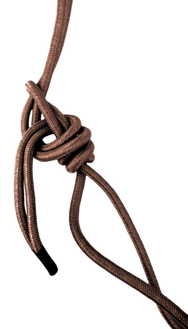 Southwestern Equine Side Pull Rope Halters with Nickle Plated Rings