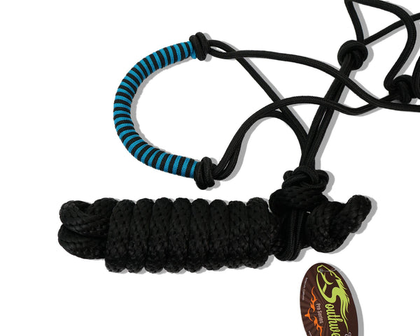 SOUTHWESTERN Rope Halter and Lead in Fun Colors with Braided Nose Band Equine