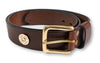 Shotgun Shell Concho Leather Belt