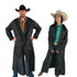 American Cowboy Saddle Slicker Rain Coat Duster – 100% Waterproof Full Length Unisex