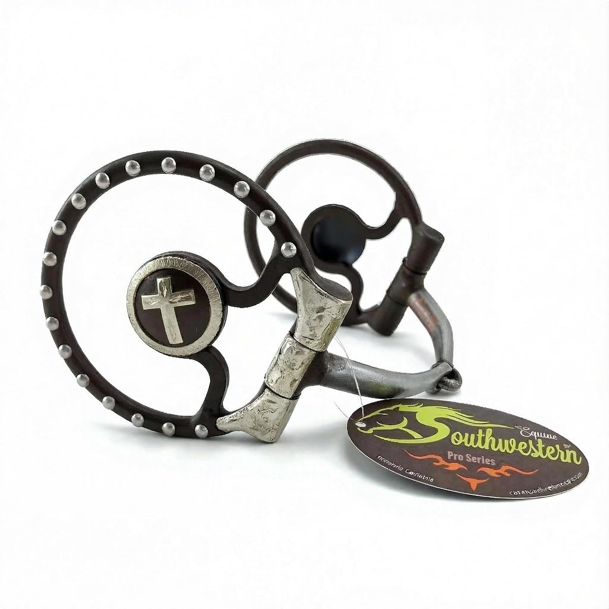 Cross D-Ring Snaffle Bit, 5-inch Mouthpiece - SouthwesternEquineSWE-175464-12