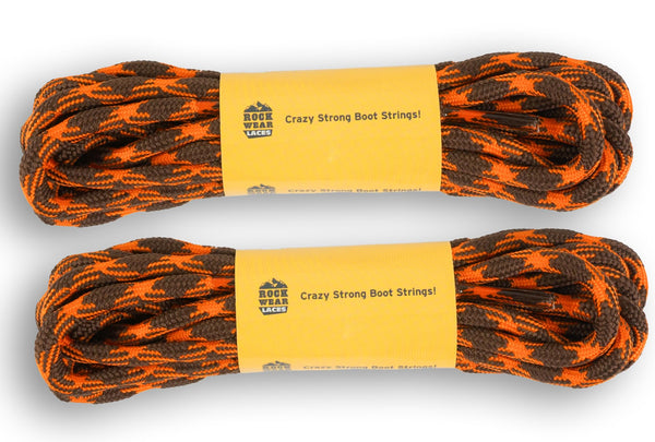 ROCKWEAR (2) PAIR NON SLIP HIKING BOOT LACES Hiking Boot Work Boot Shoelace