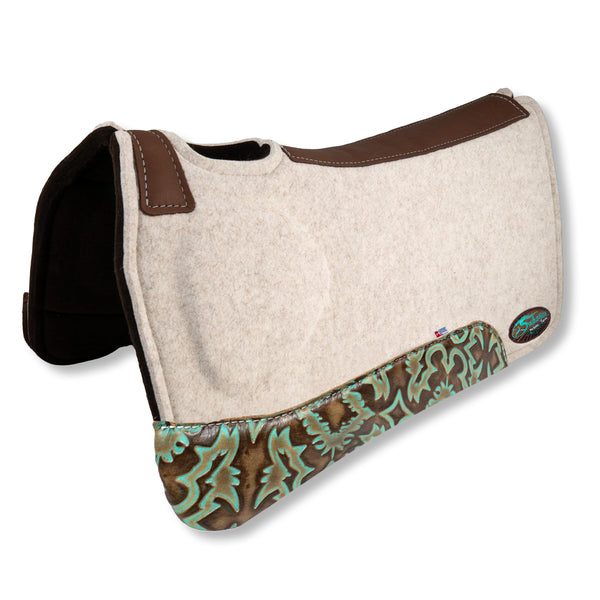 OrthoRide™ Elite - Premium All Wool Topper and Bottom - Saddle Pad
