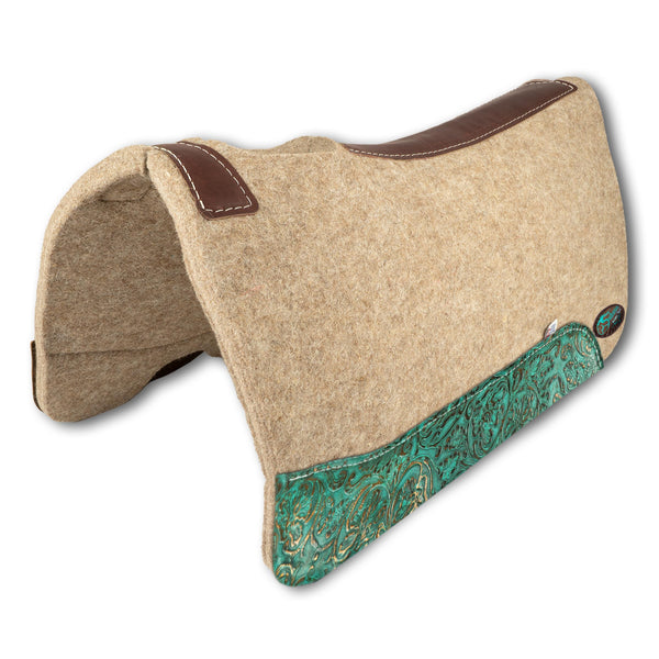 The Montana Tan Wool Saddle Pad - Thick 3/4 Inch