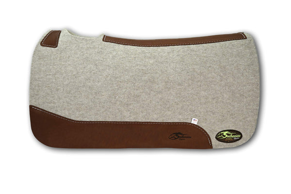 Montana Tan Wool Saddle Pad - Thick 1 Inch