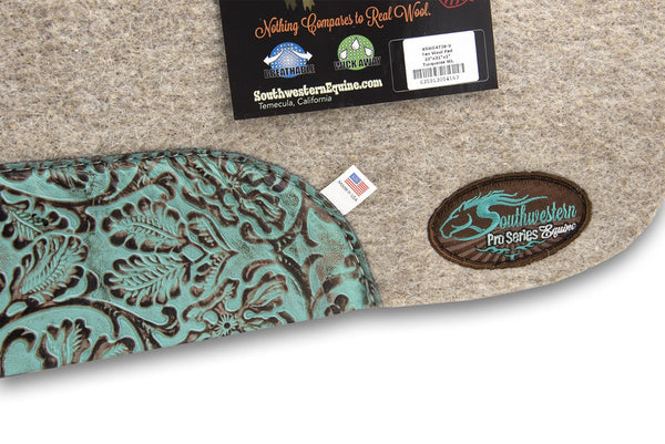 Montana Tan Wool Saddle Pad - Thick 1 Inch