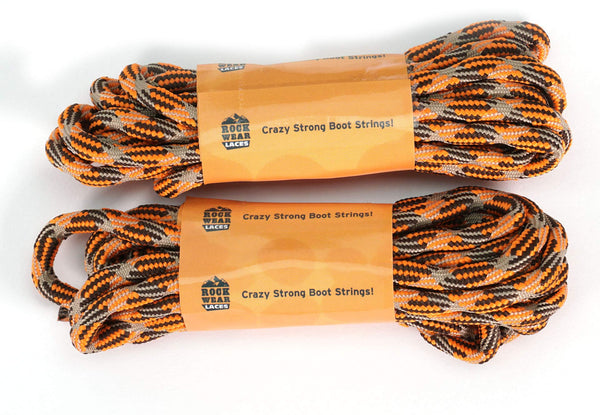 ROCKWEAR (2) PAIR NON SLIP HIKING BOOT LACES Hiking Boot Work Boot Shoelace
