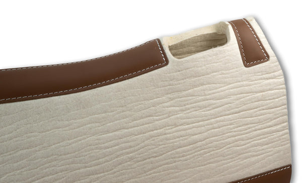 Southwestern Equine CowDog Steam Pressed Wool Saddle Pad Horse Saddle Pad Wool Contoured