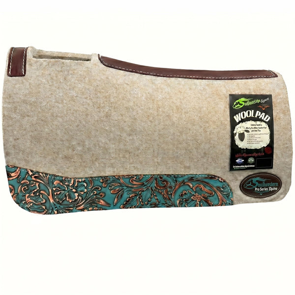 Montana Tan Wool Saddle Pad - Thick 1 Inch