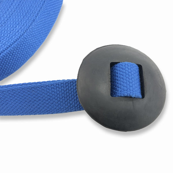 35' Flat Cotton Lunge Line with Rubber Stop