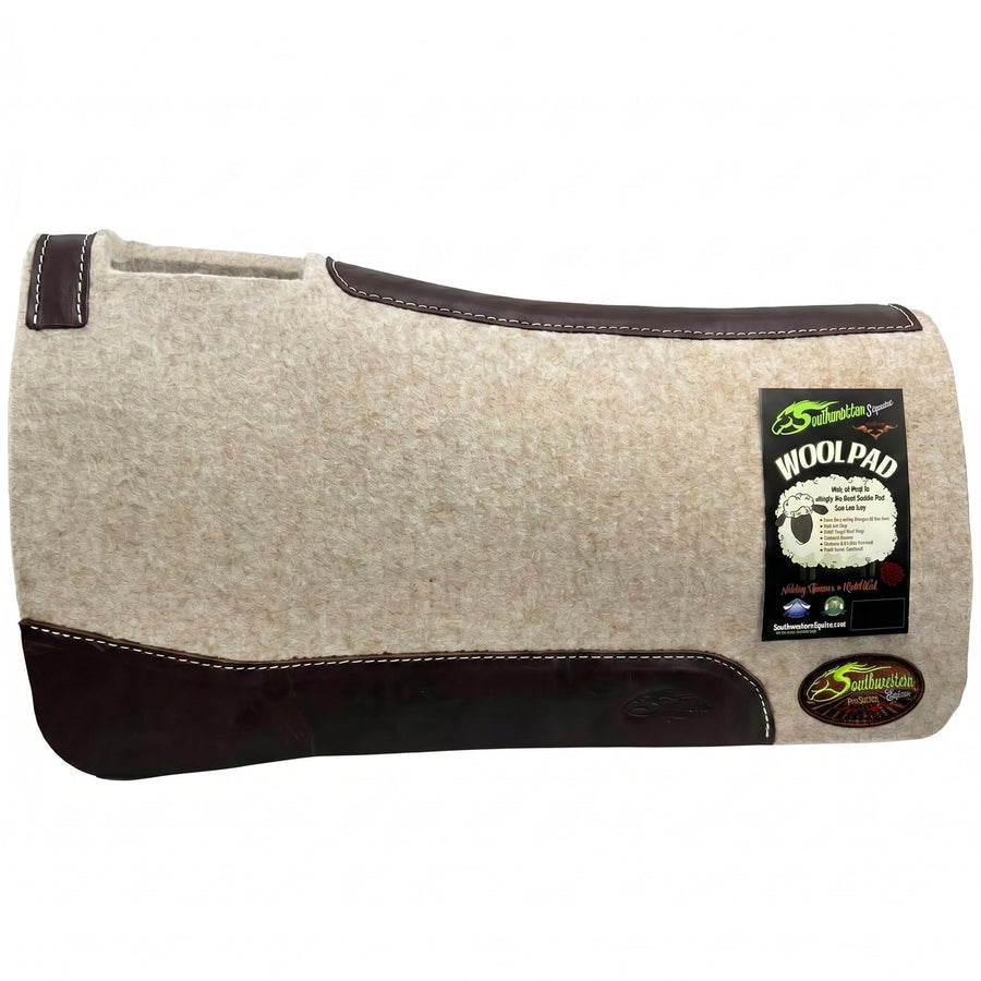 Montana Tan Wool Saddle Pad - Thick 1 Inch - SouthwesternEquineSWE4745