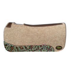 Montana Tan Wool Saddle Pad - Thick 1 Inch