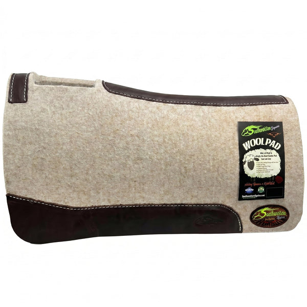 Montana Tan Wool Saddle Pad - Thick 1 Inch