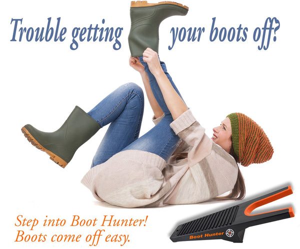 Boot Hunter - Boot Puller Jack Hunter Orange, Raspberry &Turquoise