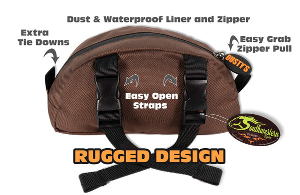 Southwestern Equine Dusty's Pommel Bag Trail Pack Horn Bag [Waterproof Version]