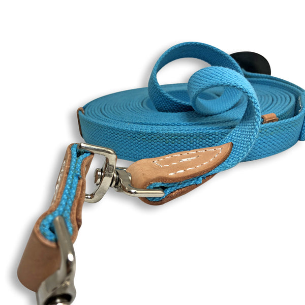 35' Flat Cotton Lunge Line with Rubber Stop
