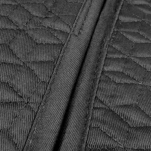 Black English Half Pad with Memory Foam Shims