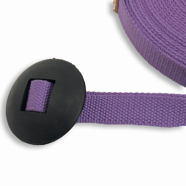 35' Flat Cotton Lunge Line with Rubber Stop