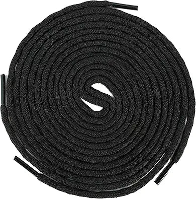 ROCKWEAR (2) PAIR NON SLIP HIKING BOOT LACES Hiking Boot Work Boot Shoelace - SouthwesternEquineSWE-RW-NS-BLACK-120