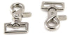Southwestern Equine [2 Pack] Trigger Snap 1" Inch Square OR Round Eye Swivel - Nickel Plate Industrial Grade Rust Resistant