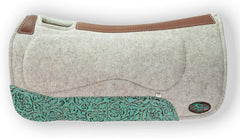 OrthoRide™ All Purpose Cream Wool with Fleece Bottom Saddle Pad Active