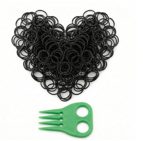 Horse Mane Braiding and banding Kit Mane/Tail Rubber Bands, Braid Aid Braiding Comb
