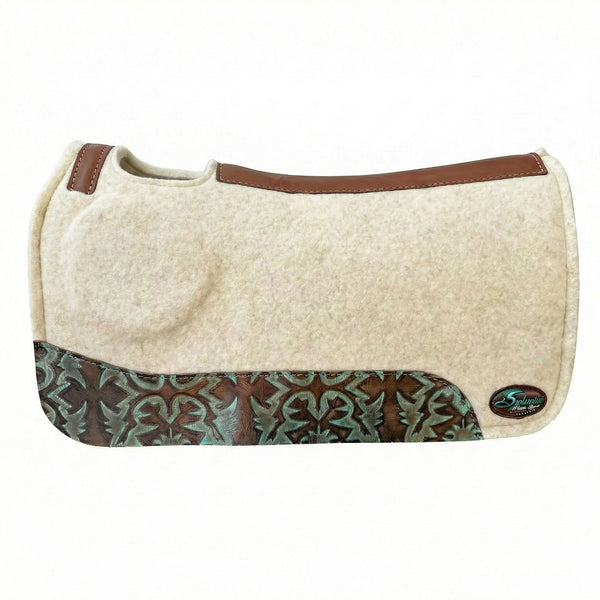 OrthoRide™ Elite - Premium All Wool Topper and Bottom - Saddle Pad - SouthwesternEquineSWE-17599-CV