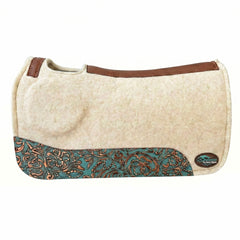 OrthoRide™ Elite Saddle Pad Premium Tan Topper with Fleece Bottom 1"