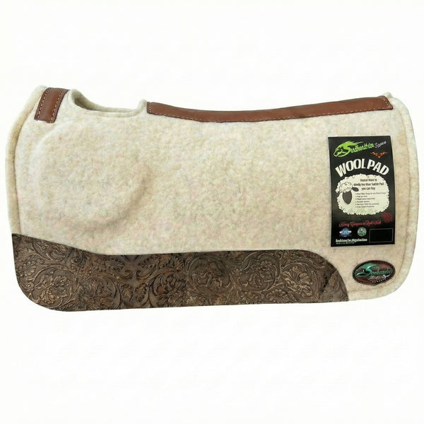OrthoRide™ Elite - Premium All Wool Topper and Bottom - Saddle Pad - SouthwesternEquineSWE-17599-CV