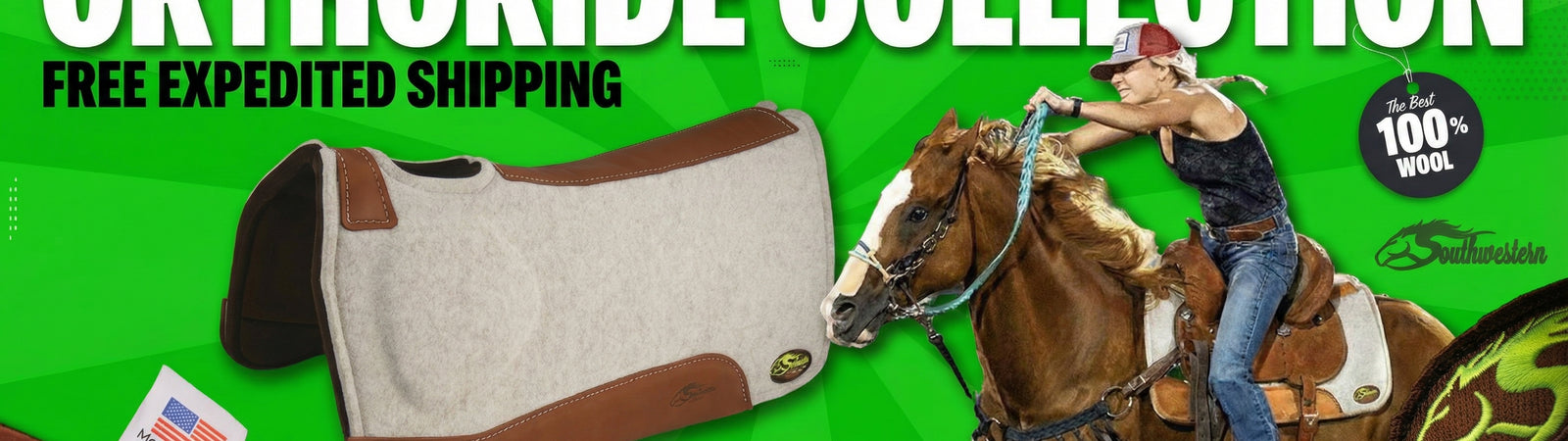 Premium Orthoride™ Saddle Pads
