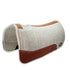 OrthoRide™ "ROPER" -Soft Hit Dally Shim 100% Natural Wool 1" Saddle Pad