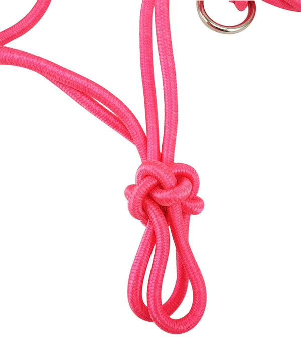 Southwestern Equine Side Pull Rope Halters with Nickle Plated Rings