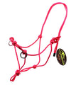 Southwestern Equine Side Pull Rope Halters with Nickle Plated Rings