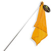 48" Training Flag Horsemanship Flag Horse Lunging Training Stick Silver Shaft and Nylon Flag