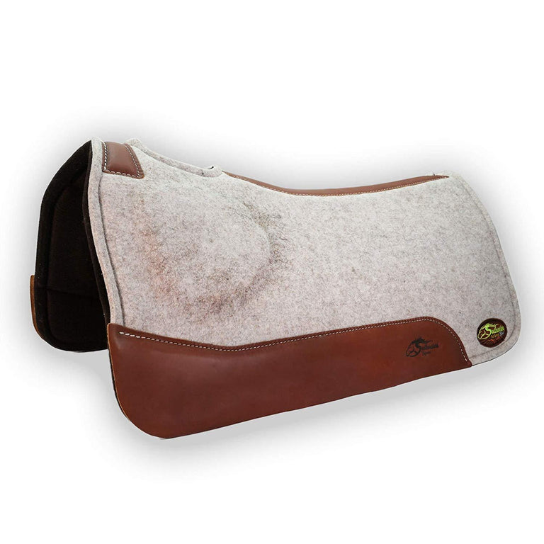 OrthoRide Barrel Racing Western Saddle Pad | High Withers Correction ...