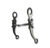 Snaffle Long Shank Silver Texas Stars Show Bit